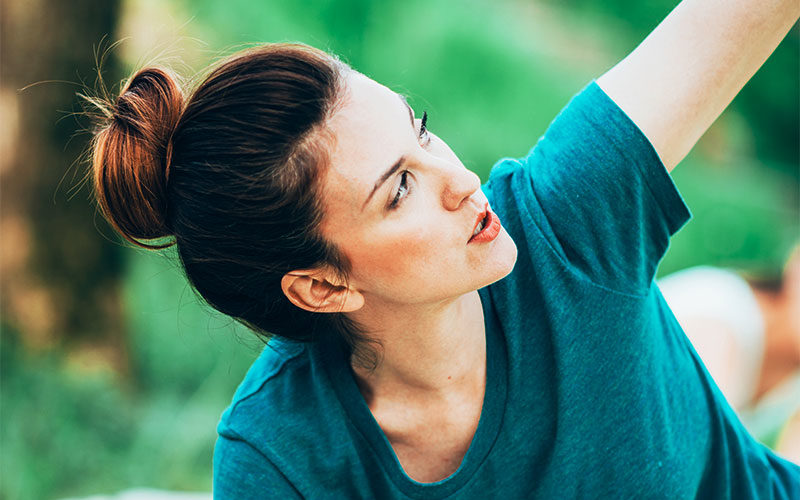 Teilnehmerin im Gesundheitscoaching